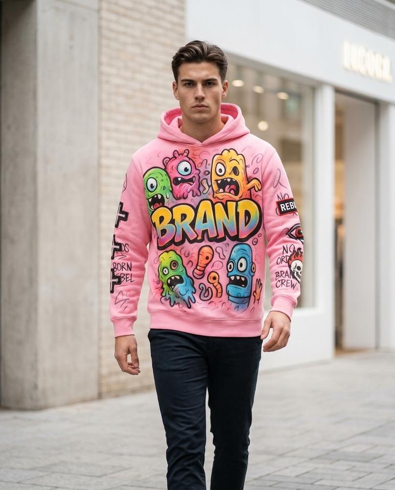 Statement Street - Kedar | Grafischer Bedruckter Hoodie Unisex