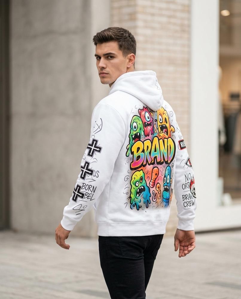 Statement Street - Kedar | Grafischer Bedruckter Hoodie Unisex