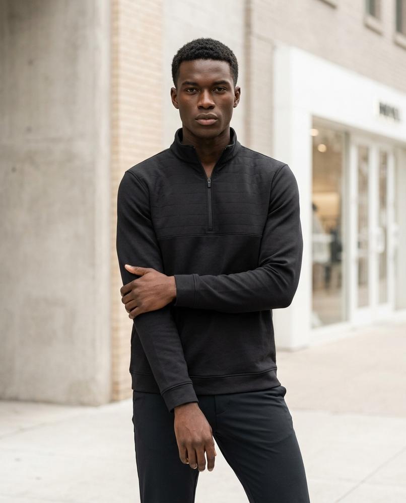Statement Street - Zever | Strukturiert Hochgeschlossen Pullover Herren