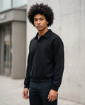 Statement Street - Alser | Langärmlig Geknöpft Sweatshirt Unisex