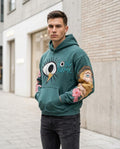 Statement Street - Alnav | Mehrfarbig Bestickt Hoodie Unisex