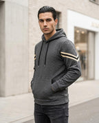Statement Street - Lasol | Strukturiert Gestreift Hoodie Herren
