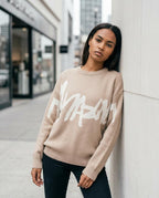 Statement Street - Catir | Gestrickt Grafisch Pullover Unisex