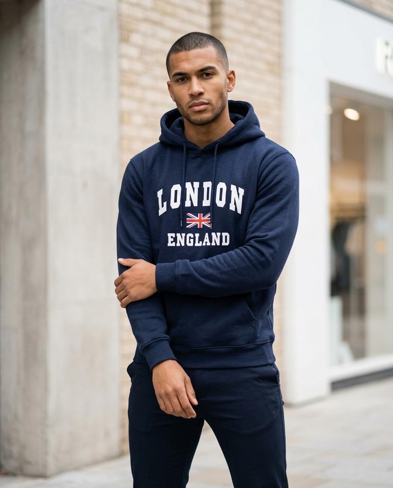 Statement Street - Almon | Langärmlig Bedruckt Hoodie Unisex