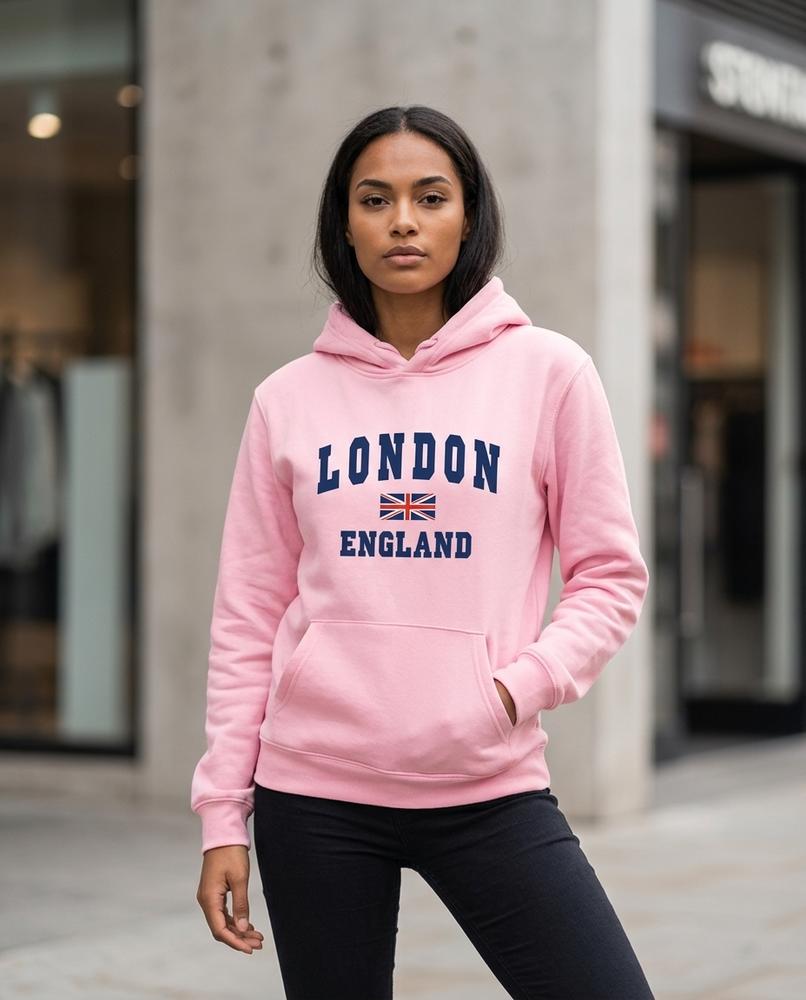 Statement Street - Almon | Langärmlig Bedruckt Hoodie Unisex