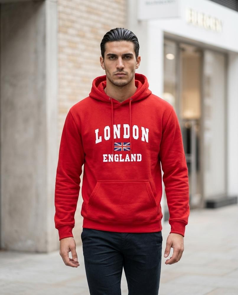 Statement Street - Almon | Langärmlig Bedruckt Hoodie Unisex