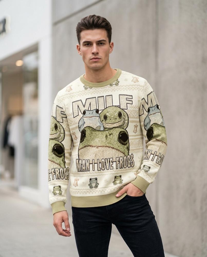 Statement Street - Mavan | Langärmlig Gemustert Pullover Unisex