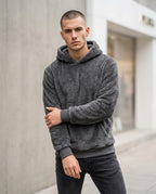 Statement Street - Caron | Plüschiger Warmer Hoodie Herren