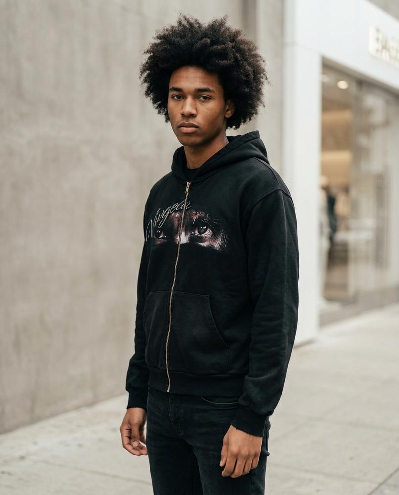 Statement Street - Lomor | Bedruckt Langärmlig Hoodie Unisex