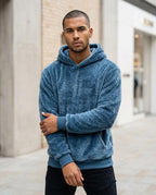 Statement Street - Caron | Plüschiger Warmer Hoodie Herren
