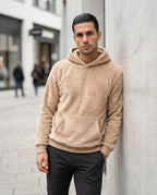 Statement Street - Caron | Plüschiger Warmer Hoodie Herren