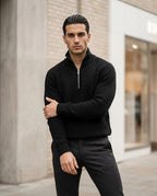 Statement Street - Danal | Hochgeschlossener Strukturierter Pullover Herren