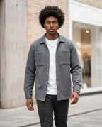 Statement Street - Savan | Gesteppt Geknöpft Jacke Herren