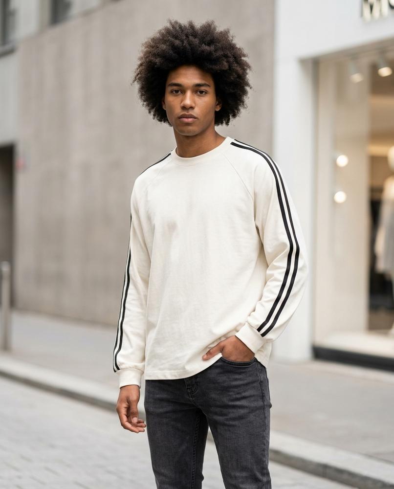Statement Street - Kaver | Langärmliges Jersey Sweatshirt Unisex