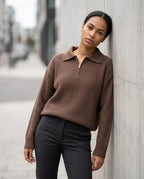 Statement Street - Tisol | Gestrickt Gekragt Pullover Unisex