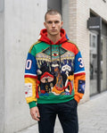Statement Street - Codar | Mehrfarbig Bestickt Hoodie Unisex