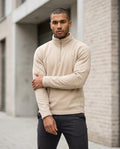 Statement Street - Rasen | Reißverschluss Fleece Pullover Herren