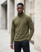 Statement Street - Rasen | Reißverschluss Fleece Pullover Herren