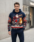 Statement Street - Tavar | Strukturierter Mehrfarbiger Hoodie Unisex