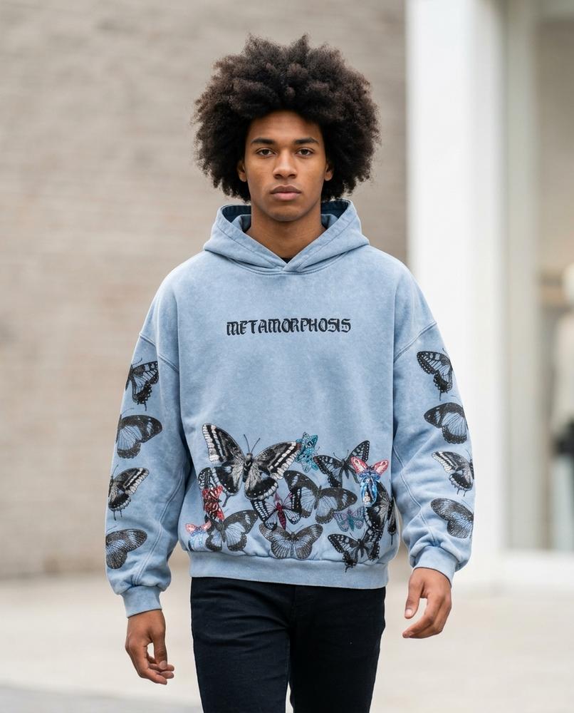Statement Street - Daken | Bestickt Bedruckt Hoodie Unisex