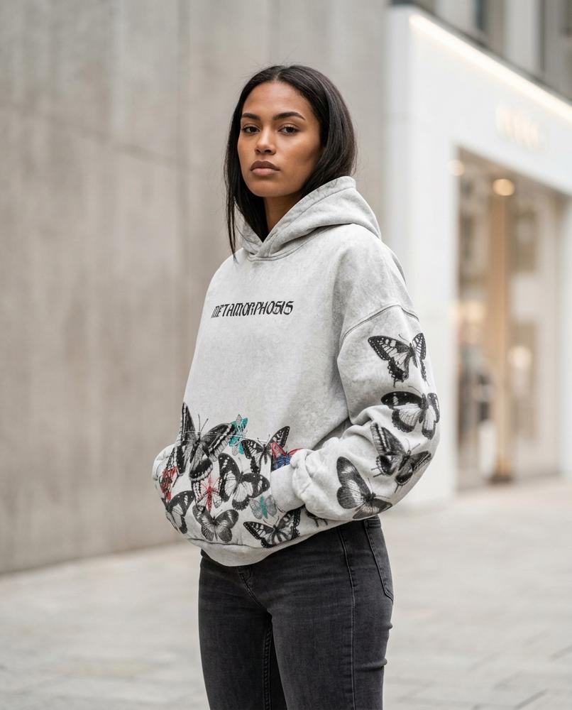 Statement Street - Daken | Bestickt Bedruckt Hoodie Unisex