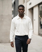 Statement Street - Nihal | Strukturierter Polo Pullover Herren