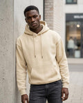 Statement Street - Saren | Unifarbener Gefütterter Hoodie Herren