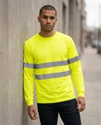 Statement Street - Kaken | Reflektierendes Langarm Shirt Unisex