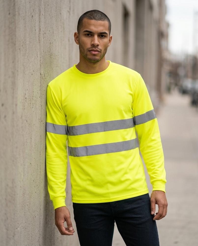 Statement Street - Kaken | Reflektierendes Langarm Shirt Unisex