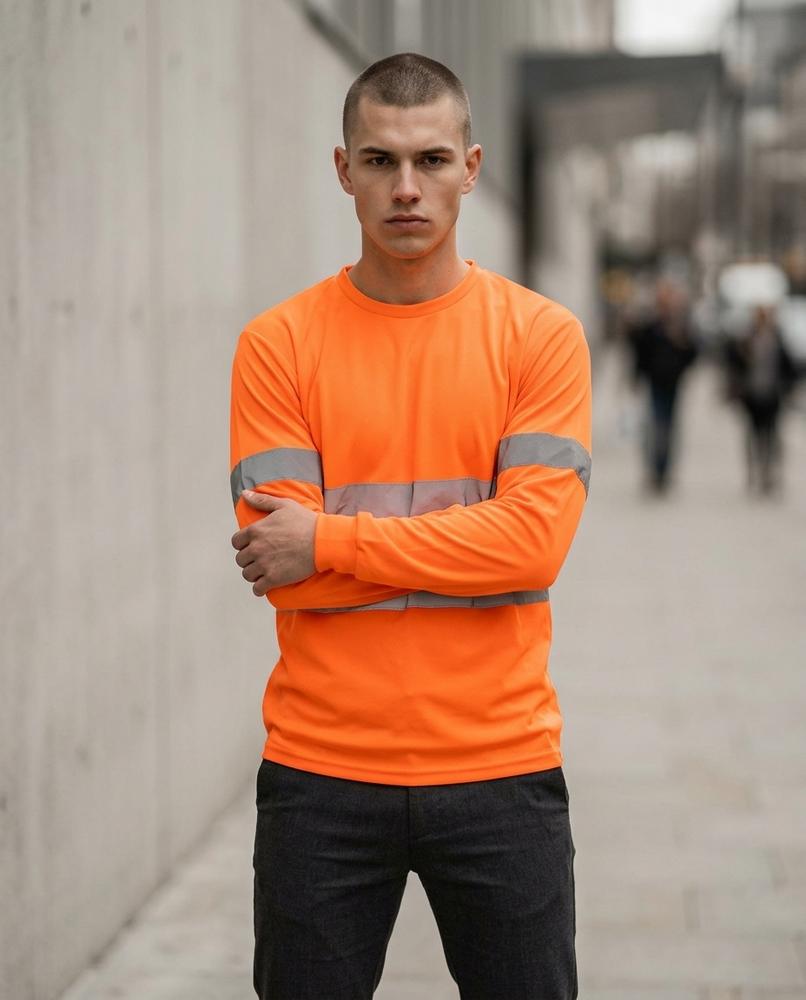Statement Street - Kaken | Reflektierendes Langarm Shirt Unisex