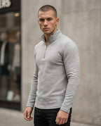 Statement Street - Almar | Strukturiert Körperbetont Pullover Herren