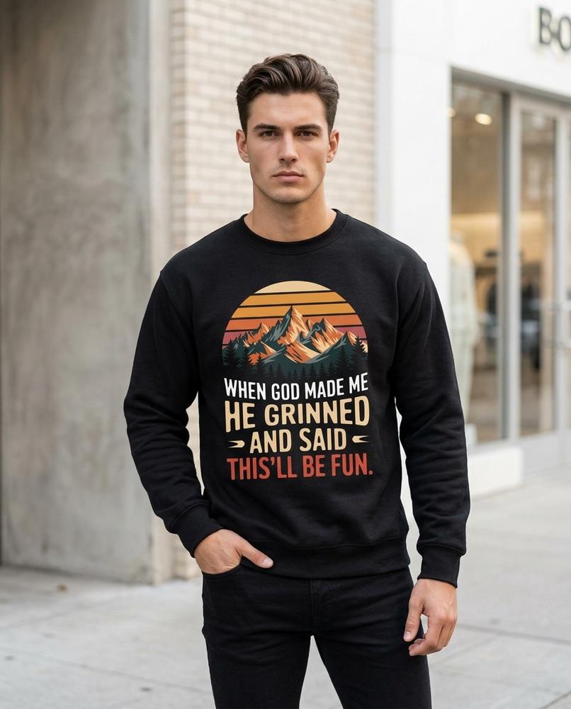 Statement Street - Romir | Langärmliges Bedrucktes Sweatshirt Unisex