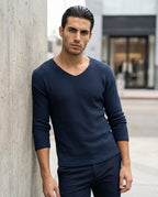 Statement Street - Lylev | Strukturierter Langärmliger Pullover Herren