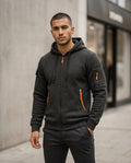 Statement Street - Midan | Gesteppt Strukturiert Hoodie Herren