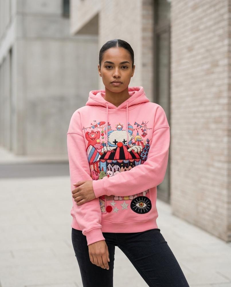 Statement Street - Tisil | Bestickter Lockerer Hoodie Unisex