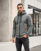 Statement Street - Midan | Gesteppt Strukturiert Hoodie Herren