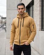 Statement Street - Midan | Gesteppt Strukturiert Hoodie Herren