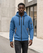Statement Street - Midan | Gesteppt Strukturiert Hoodie Herren
