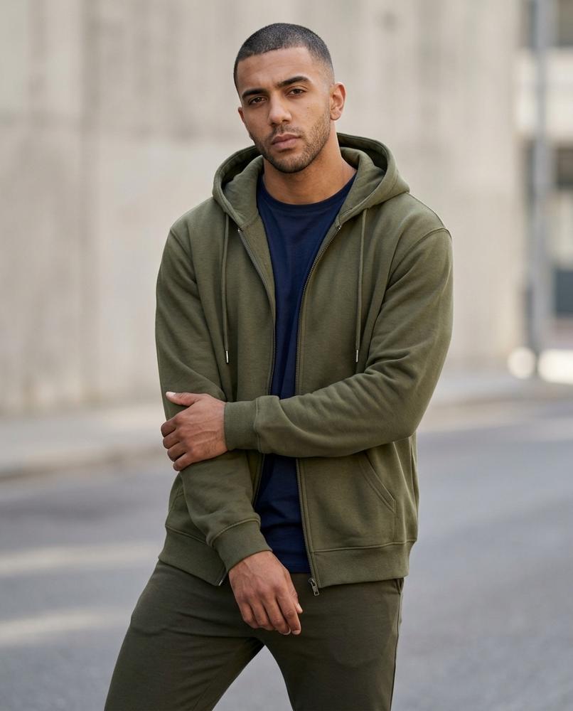 Statement Street - Velev | Gefütterter Weit Geschnittener Hoodie Herren