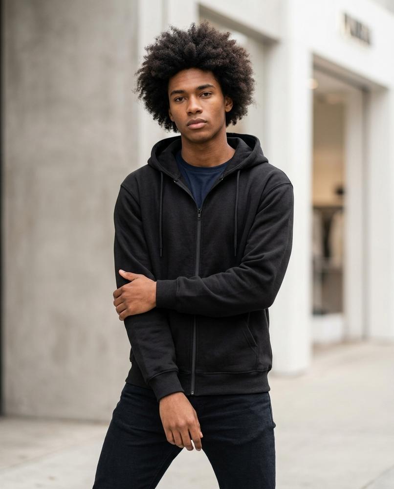 Statement Street - Velev | Gefütterter Weit Geschnittener Hoodie Herren