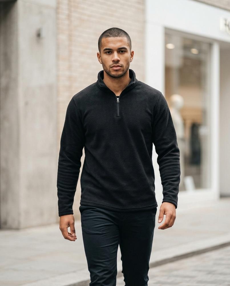 Statement Street - Rilan | Hochgeschlossener Langärmliger Pullover Herren