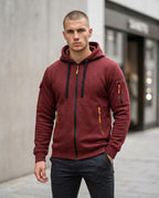 Statement Street - Midan | Gesteppt Strukturiert Hoodie Herren