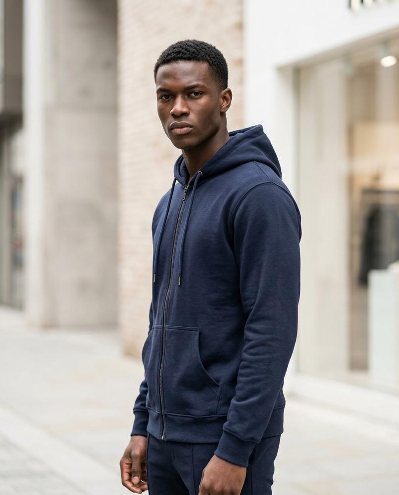 Statement Street - Velev | Gefütterter Weit Geschnittener Hoodie Herren