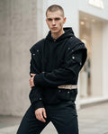 Statement Street - Zemor | Mehrlagig Genietet Hoodie Unisex