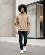 Statement Street - Taron | Strukturiert Geknöpft Hoodie Herren