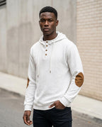 Statement Street - Taron | Strukturiert Geknöpft Hoodie Herren