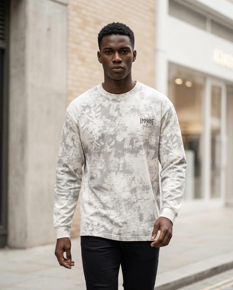 Statement Street - Rovin | Langärmlig Gewaschen Sweatshirt Unisex