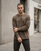 Statement Street - Rovin | Langärmlig Gewaschen Sweatshirt Unisex