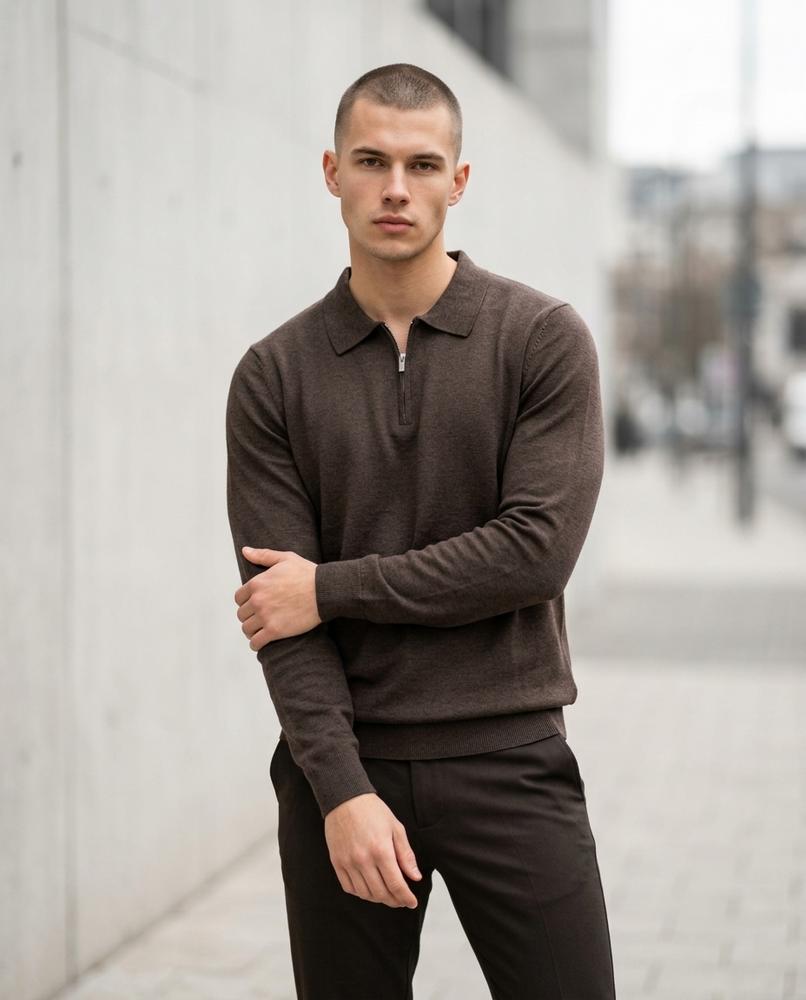 Statement Street - Arvar | Langärmlig Gestrickt Pullover Herren