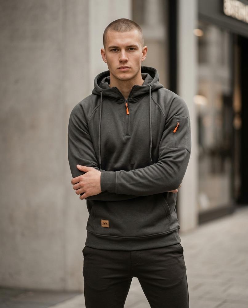 Statement Street - Vamar | Funktionaler Kapuzen Hoodie Herren